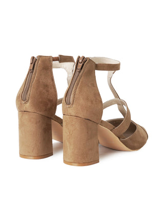 Michelle | Tan Suede - Glamourous Grace