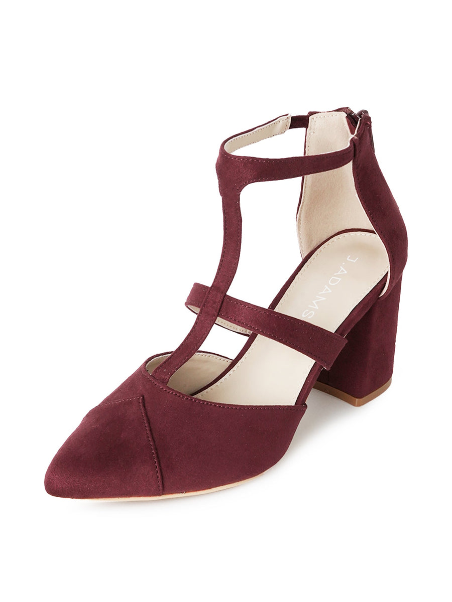 Michelle | Burgundy Suede - Glamourous Grace