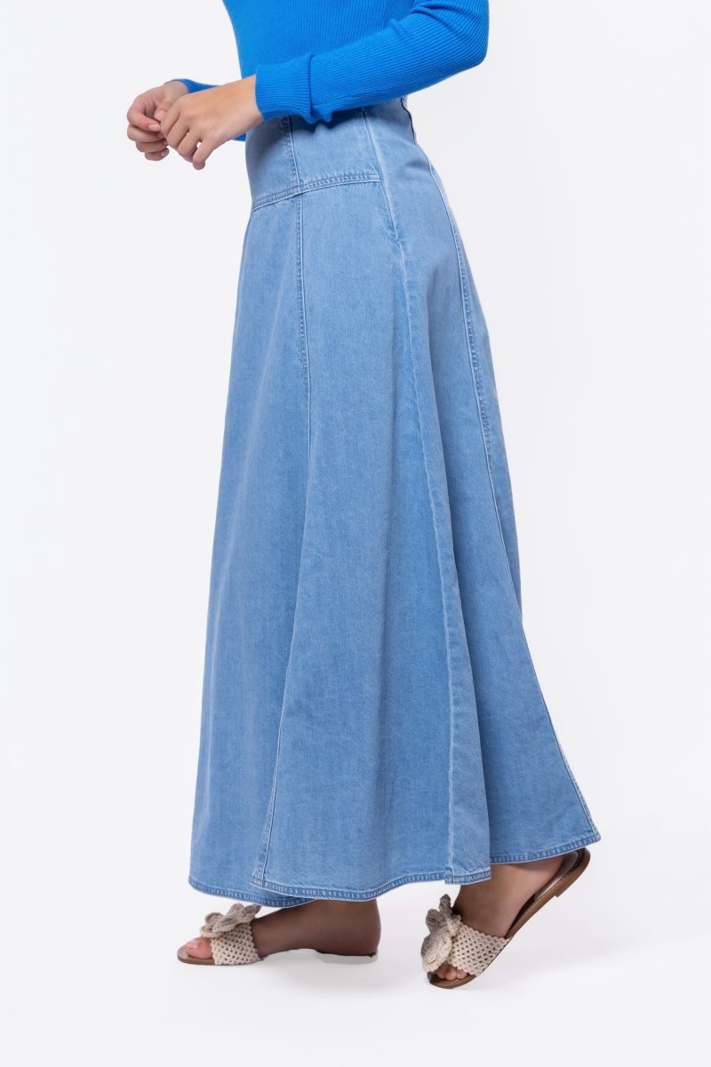Mika Skirt (Blue) - Glamourous Grace