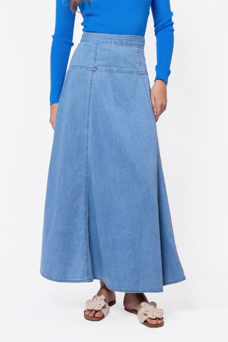 Mika Skirt (Blue) - Glamourous Grace