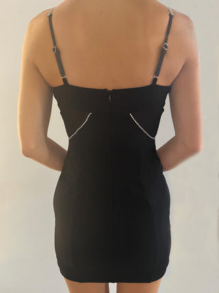 Size XS, Millionaire Mini Dress - Black Homecoming Dress - FINAL SALE - Glamourous Grace