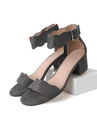 Mimi | Dark Grey Suede - Glamourous Grace