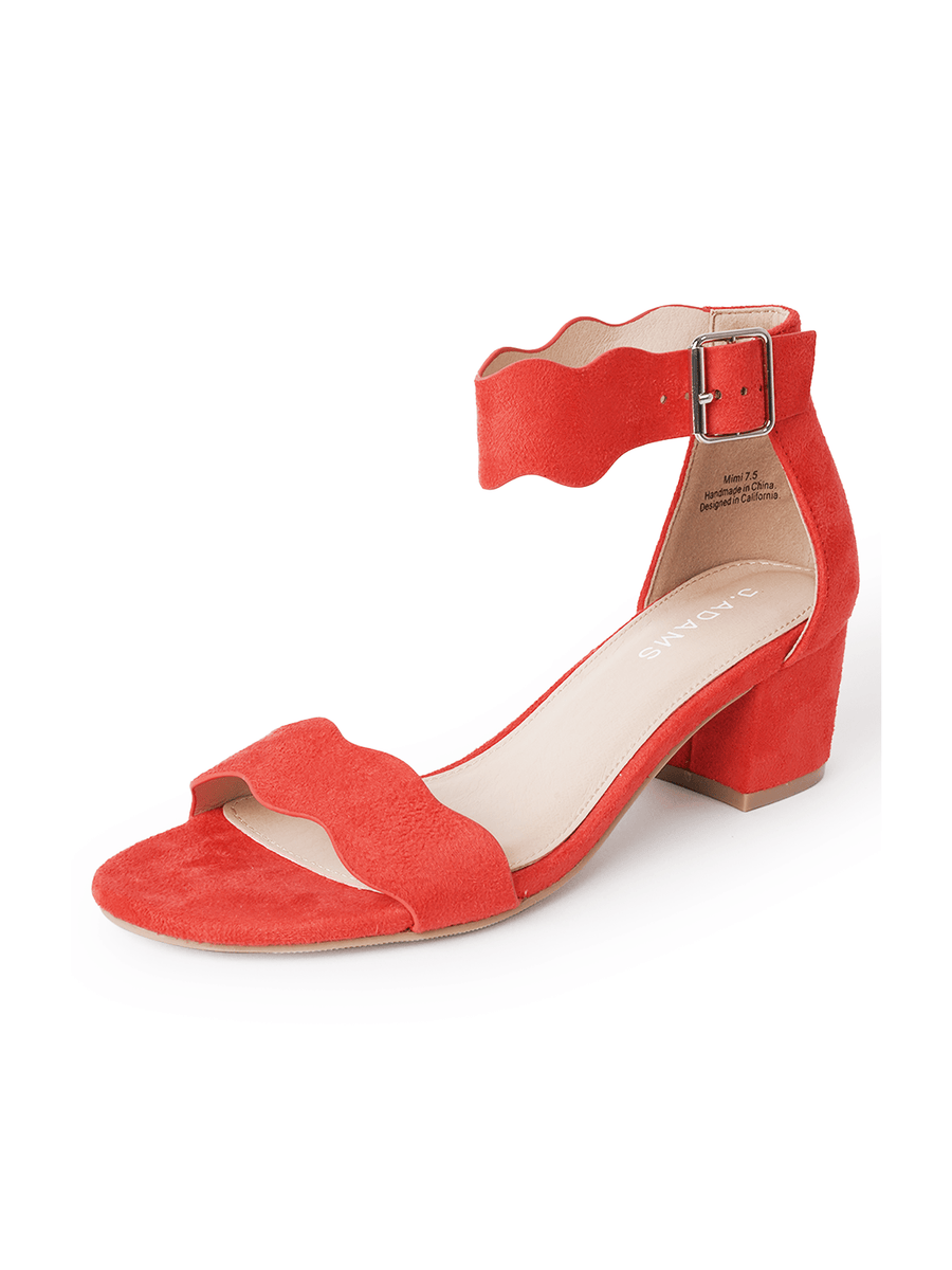 Mimi | Red Suede - Glamourous Grace