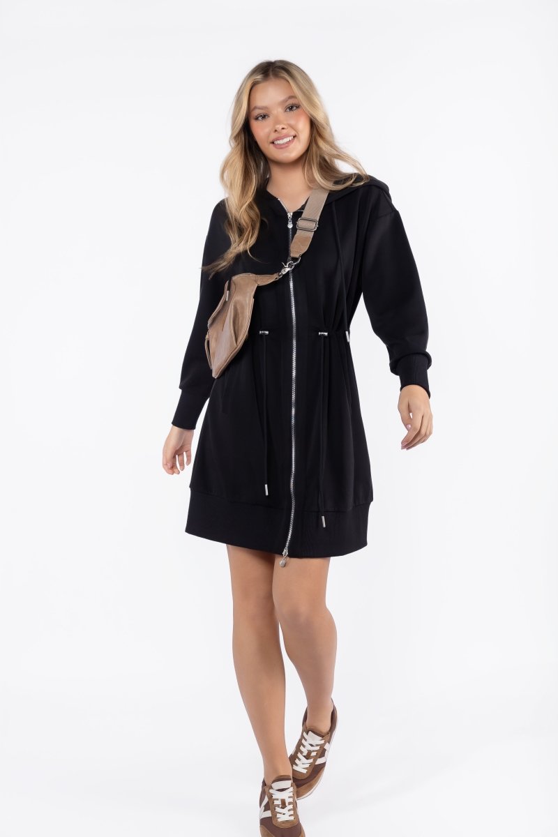 Mina Dress 37" (Black)