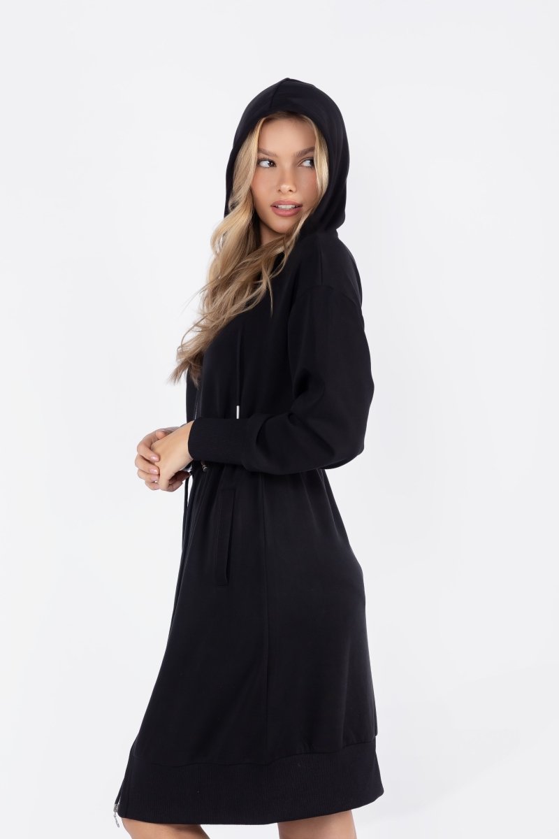 Mina Dress 40" (Black) - Glamourous Grace