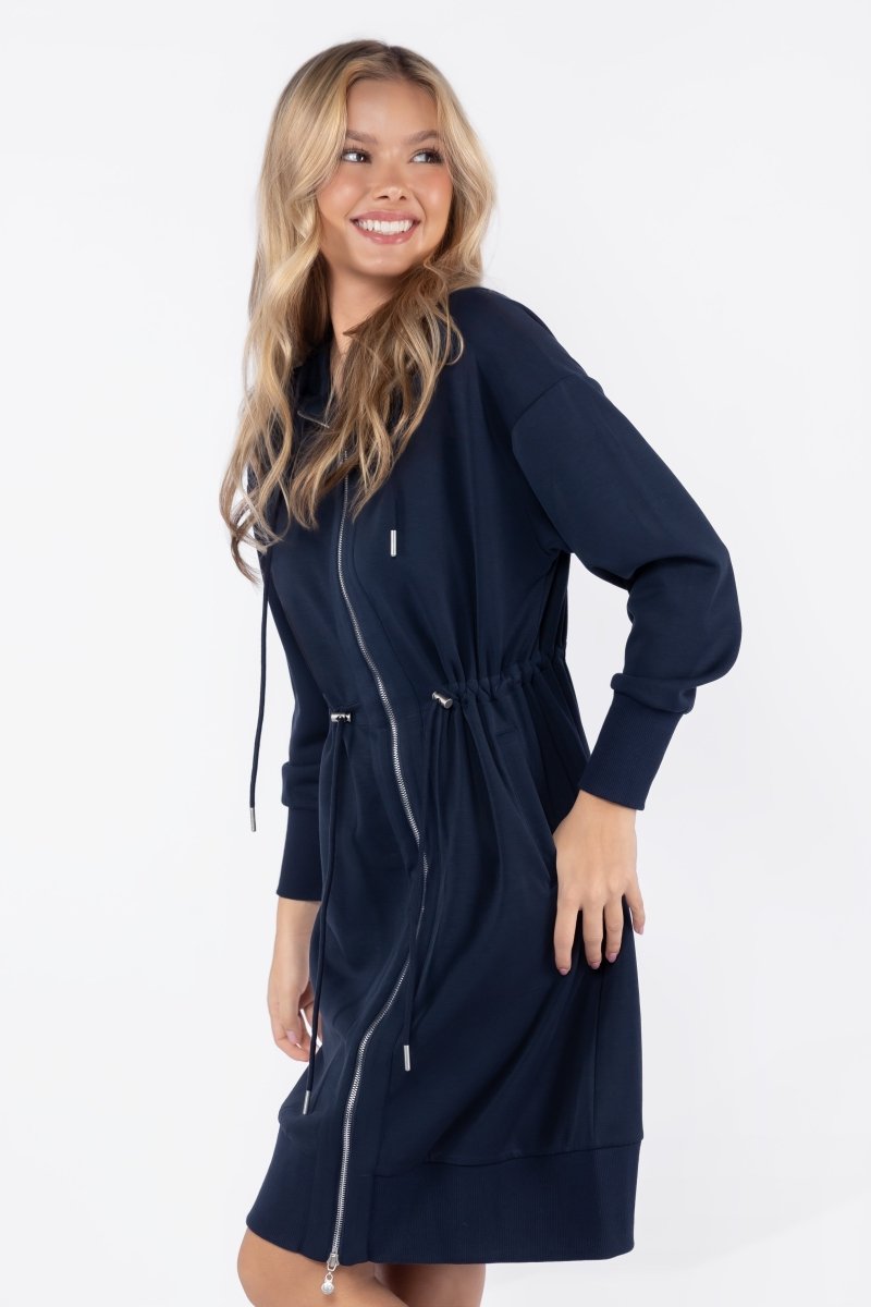 Mina Dress 40" (Navy) - Glamourous Grace