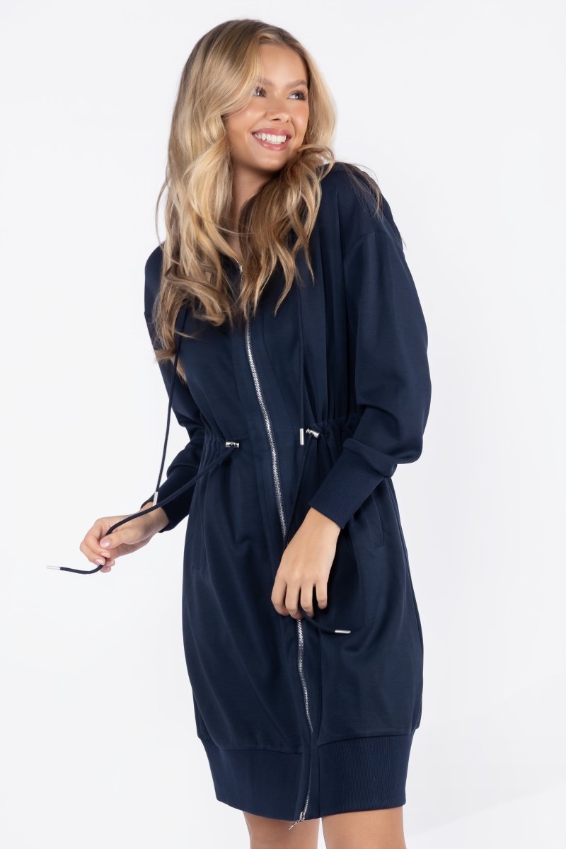 Mina Dress 40" (Navy) - Glamourous Grace