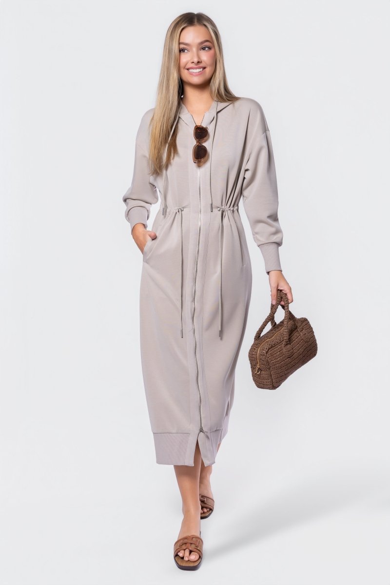 Mina Dress 50" (Khaki) - Glamourous Grace