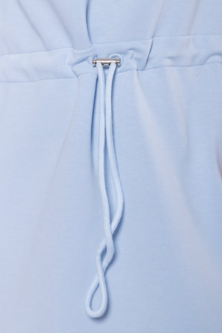 Mina Half Zip Dress 42" (Baby Blue)