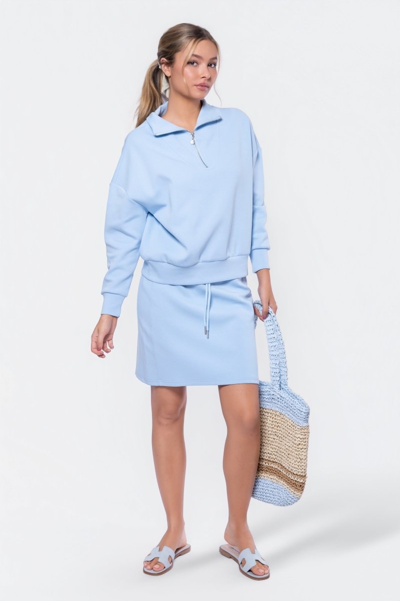 Mina Skirt 20" (Baby Blue) - Glamourous Grace