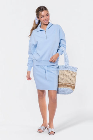 Mina Skirt 20" (Baby Blue)