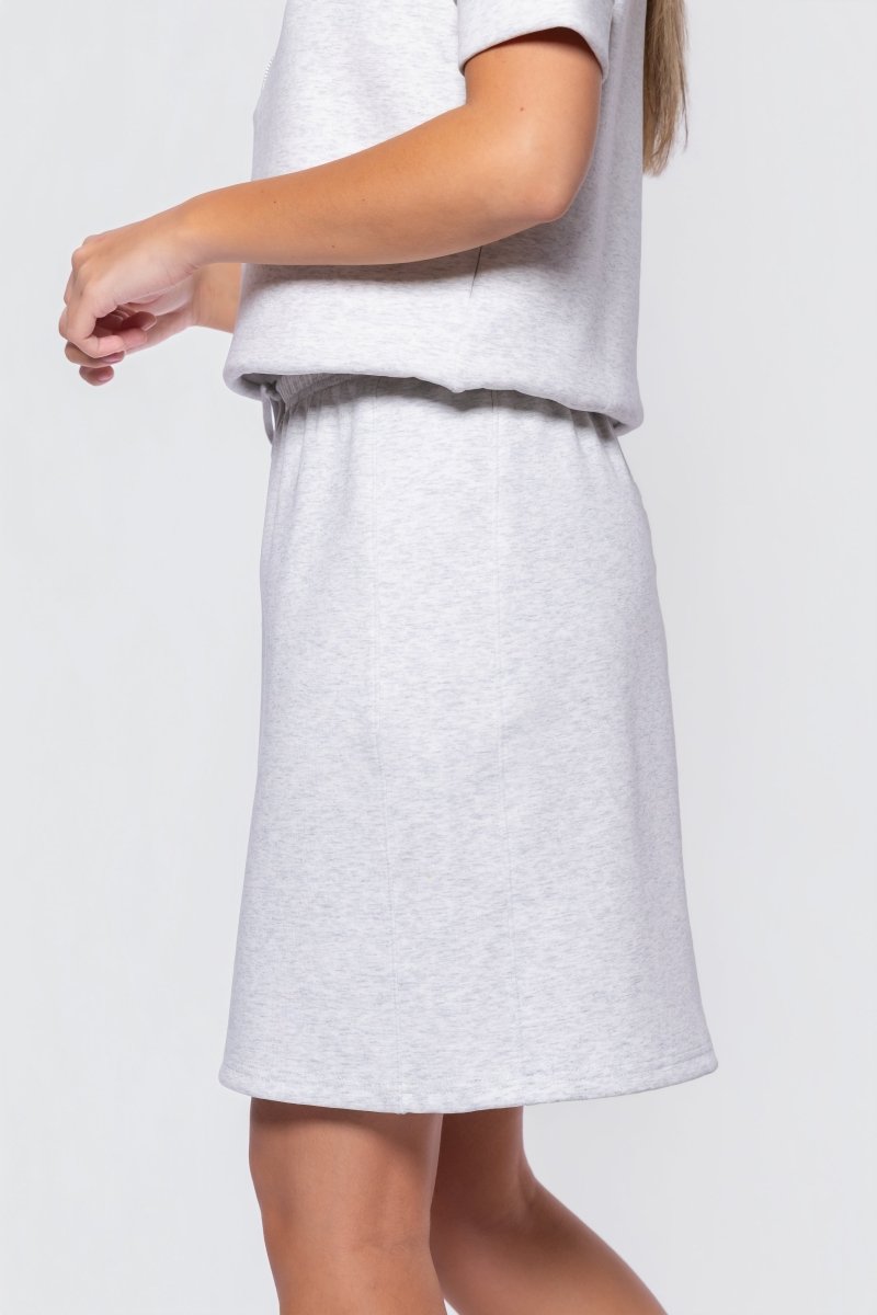 Mina Skirt 20" (Light Grey) - Glamourous Grace