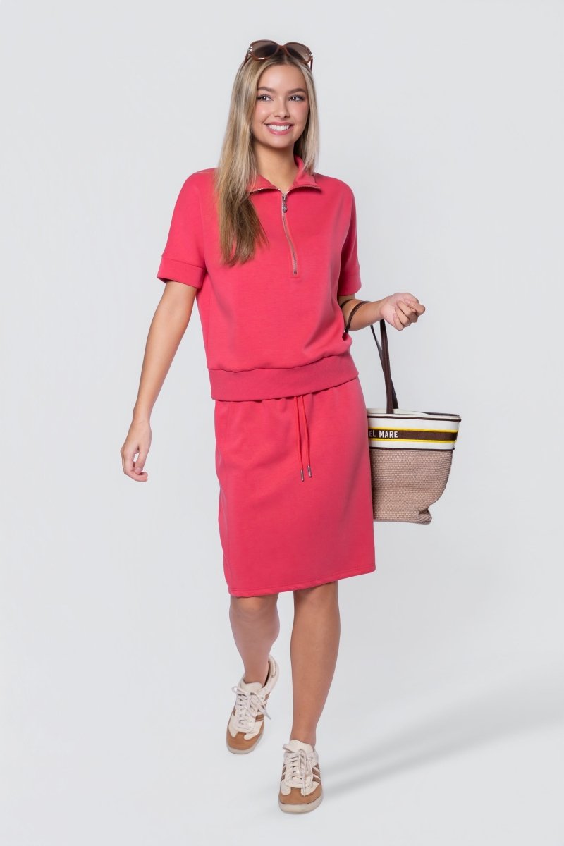 Mina Skirt 23" (Coral) - Glamourous Grace