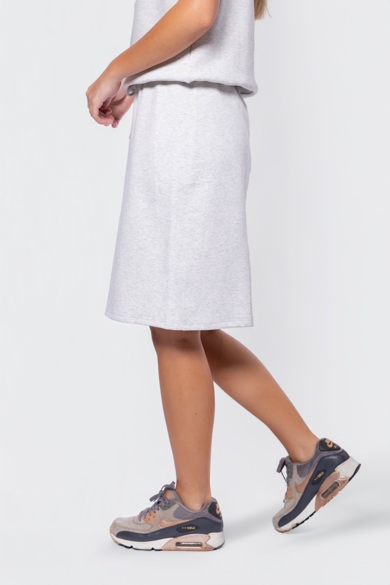 Mina Skirt 23" (Light Grey) - Glamourous Grace