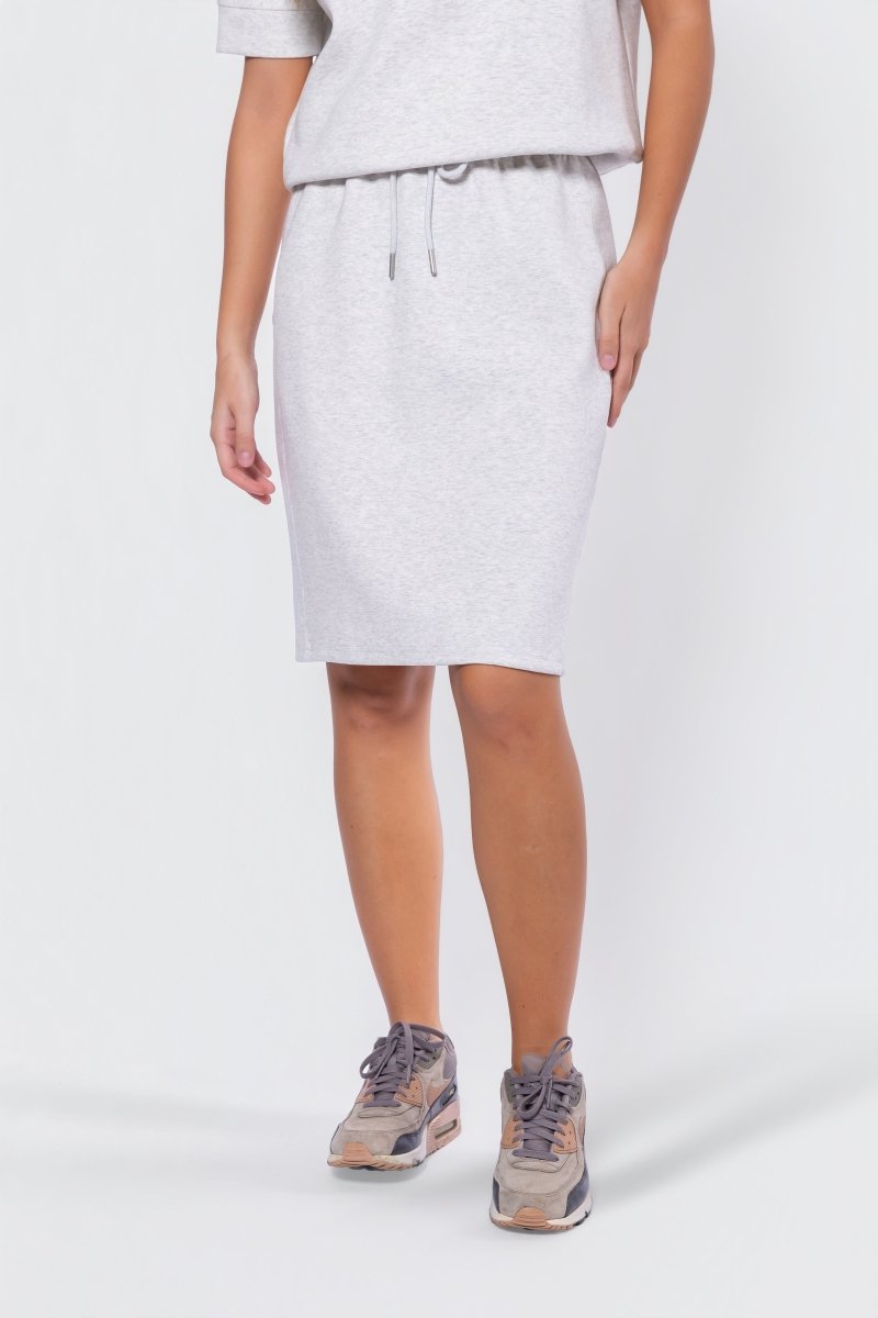 Mina Skirt 23" (Light Grey) - Glamourous Grace