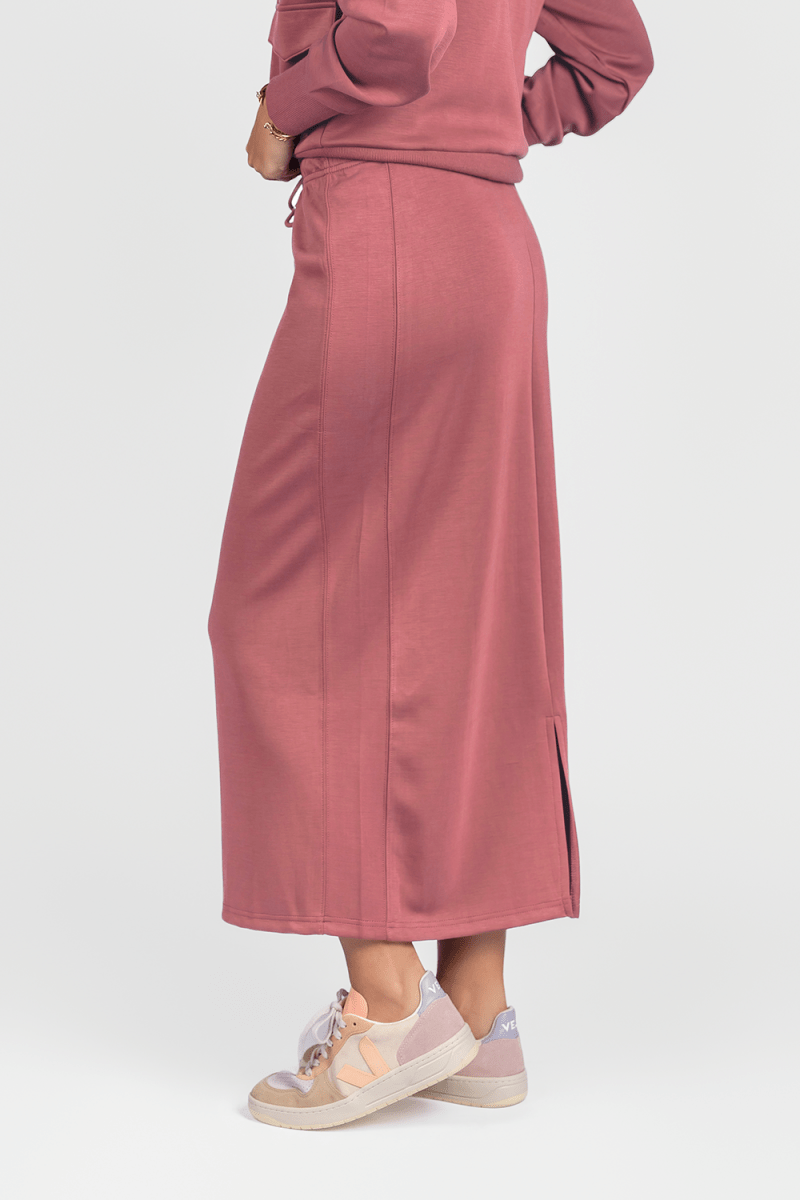 Mina Skirt 35" (Dusty Rose) - Glamourous Grace