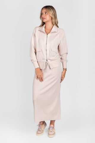 Mina Skirt 35" (Stone)