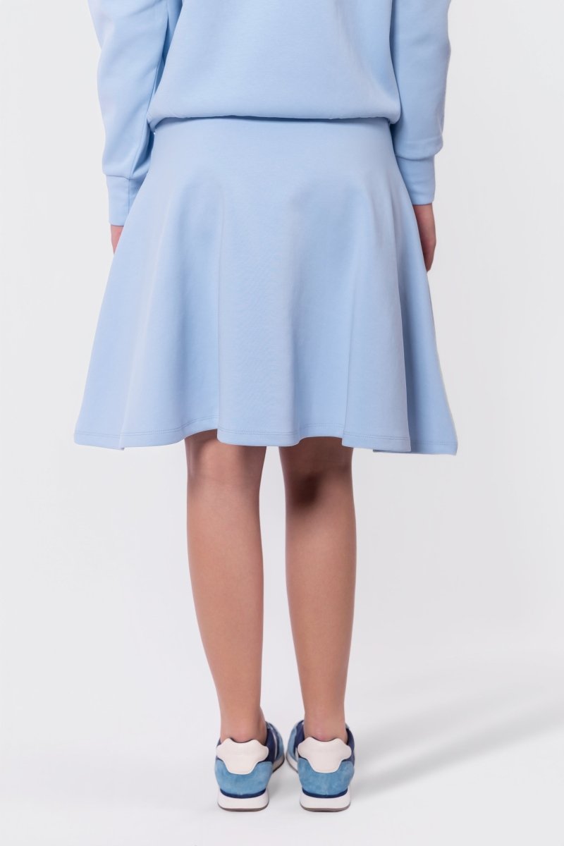 Mina Swing Skirt 23" (Baby Blue) - Glamourous Grace