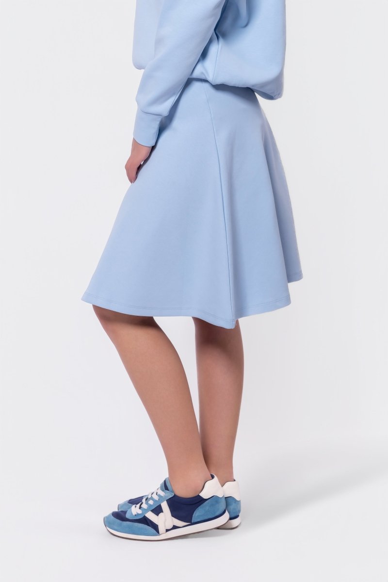 Mina Swing Skirt 23" (Baby Blue) - Glamourous Grace