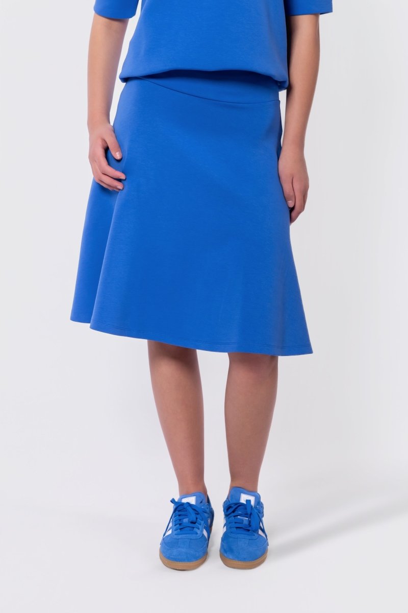 Mina Swing Skirt 23" (Marina Blue) - Glamourous Grace