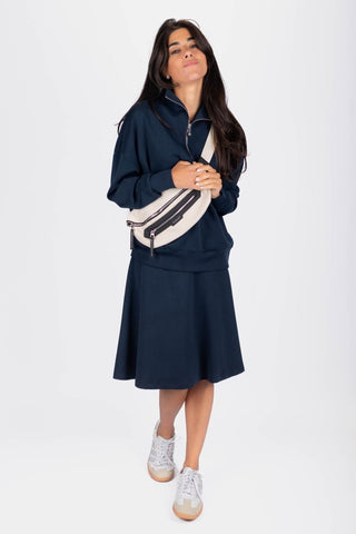 Mina Swing Skirt 23" (Navy)