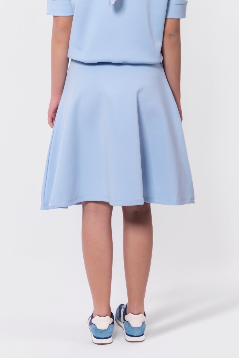 Mina Swing Skirt 26" (Baby Blue) - Glamourous Grace