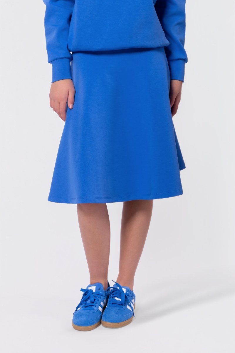 Mina Swing Skirt 26" (Marina Blue) - Glamourous Grace