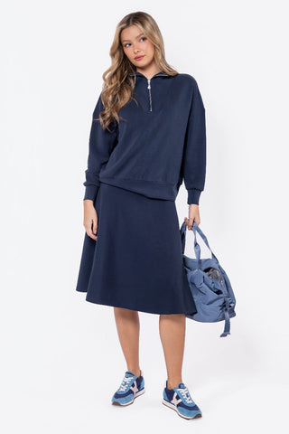 Mina Swing Skirt 26" (Navy)
