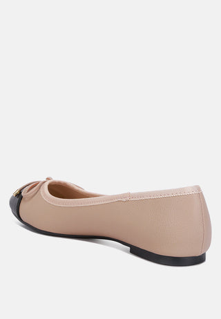 Minato Two Tone Ballet Flats