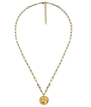Mini Beach Tag Charm Necklace – 18k Gold Plated - Glamourous Grace