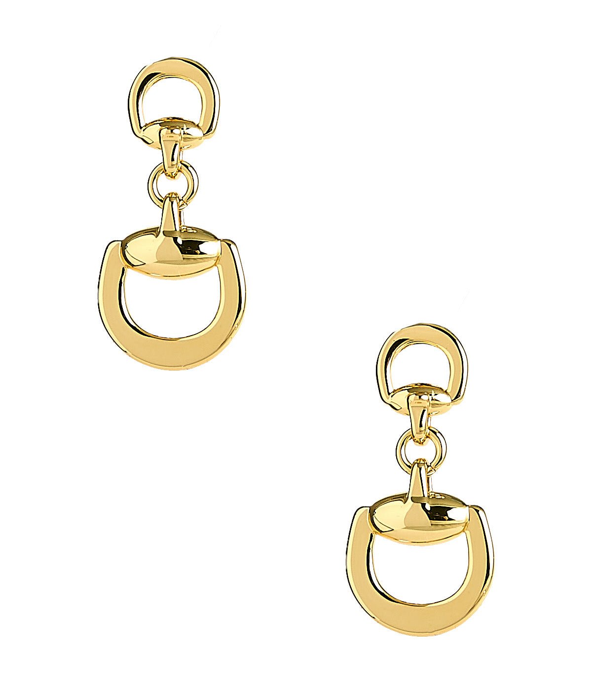 Mini Horsebit - Gold Earring - Glamourous Grace