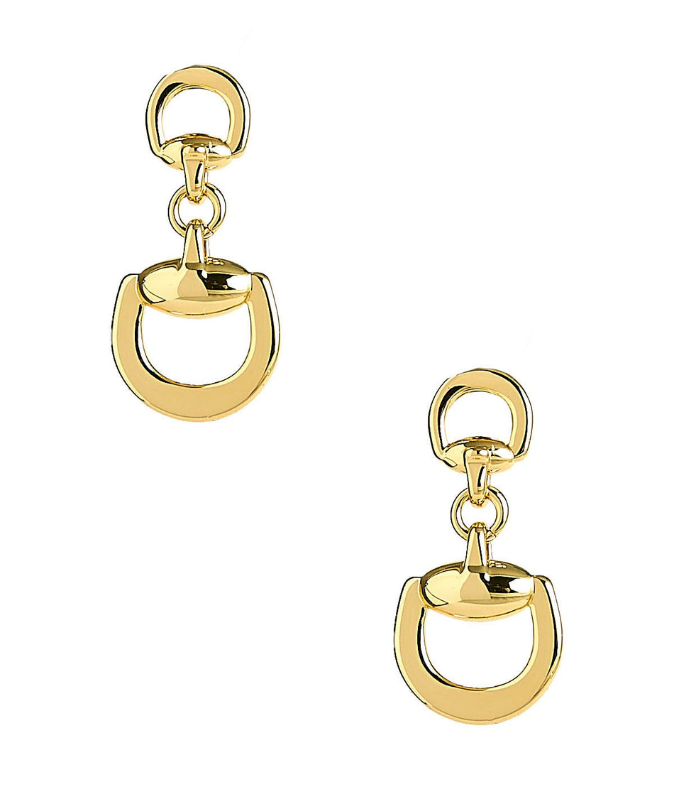 Mini Horsebit - Gold Earring - Glamourous Grace