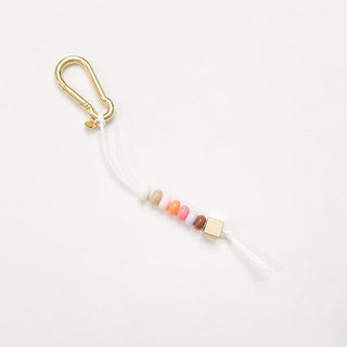 Rainbow Beaded Mini Bag Charm