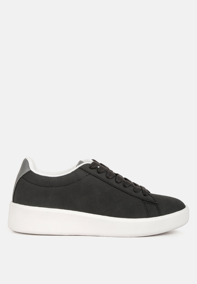 Minky Lace Up Casual Sneakers - Glamourous Grace