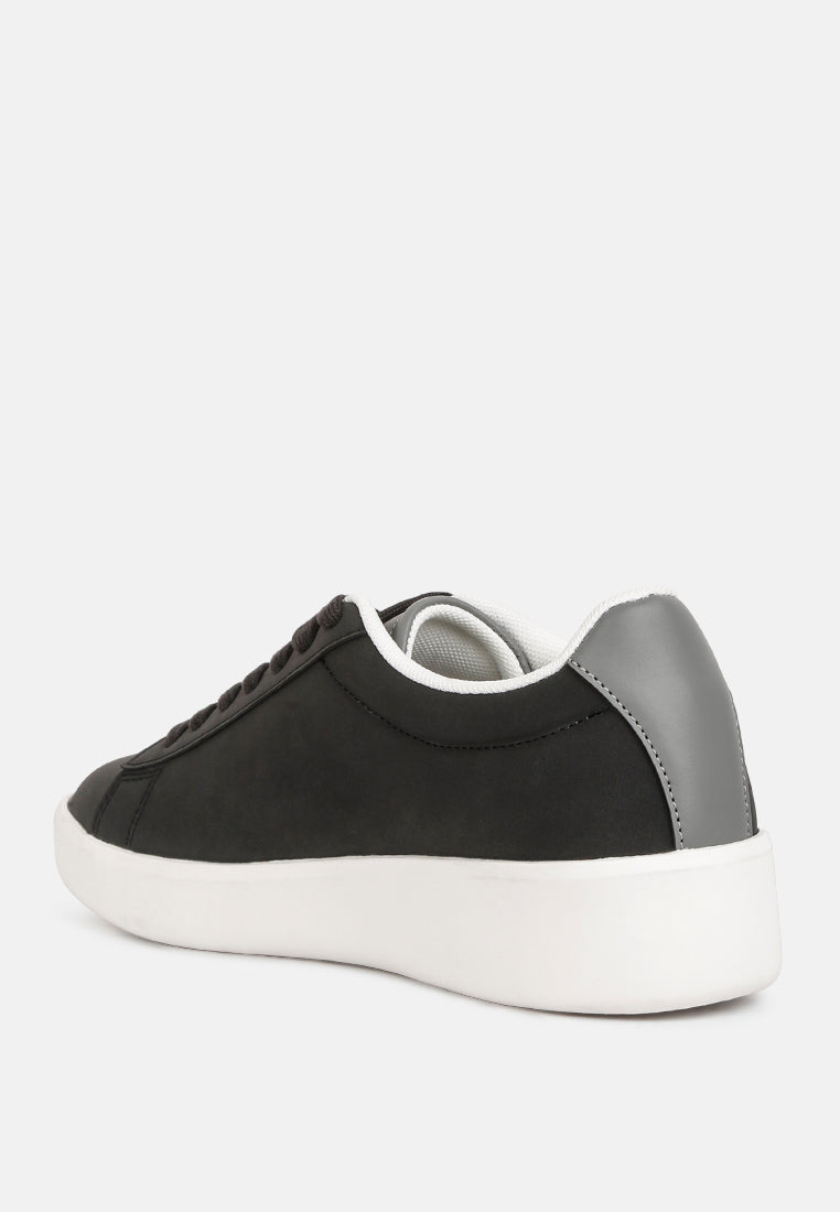 Minky Lace Up Casual Sneakers - Glamourous Grace