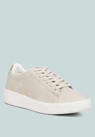 Minky Lace Up Casual Sneakers - Glamourous Grace