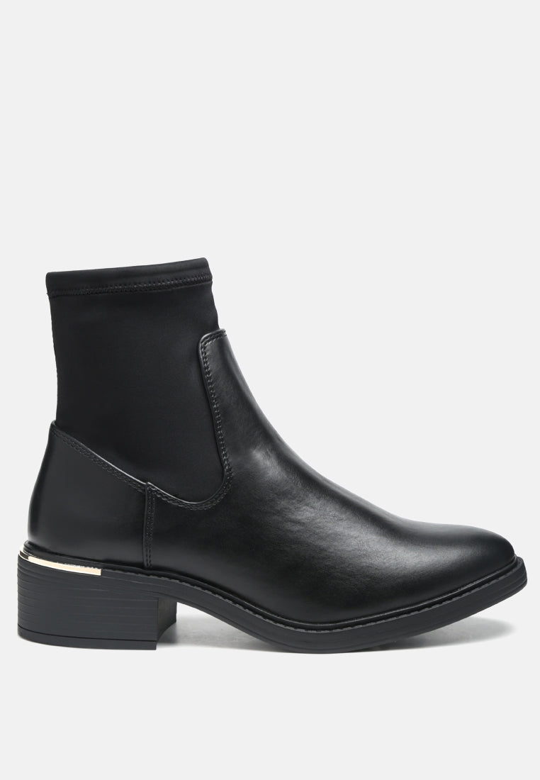 Minns Heeled Sock Boots - Glamourous Grace