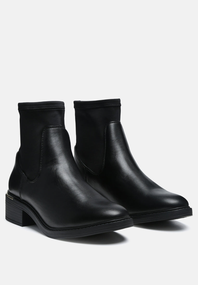 Minns Heeled Sock Boots - Glamourous Grace