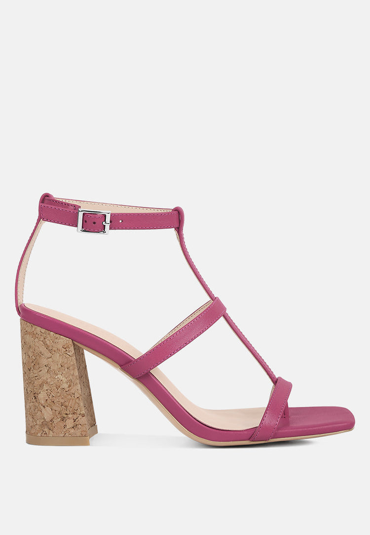 Mirabella Open Square Toe Block Heel Sandals - Glamourous Grace