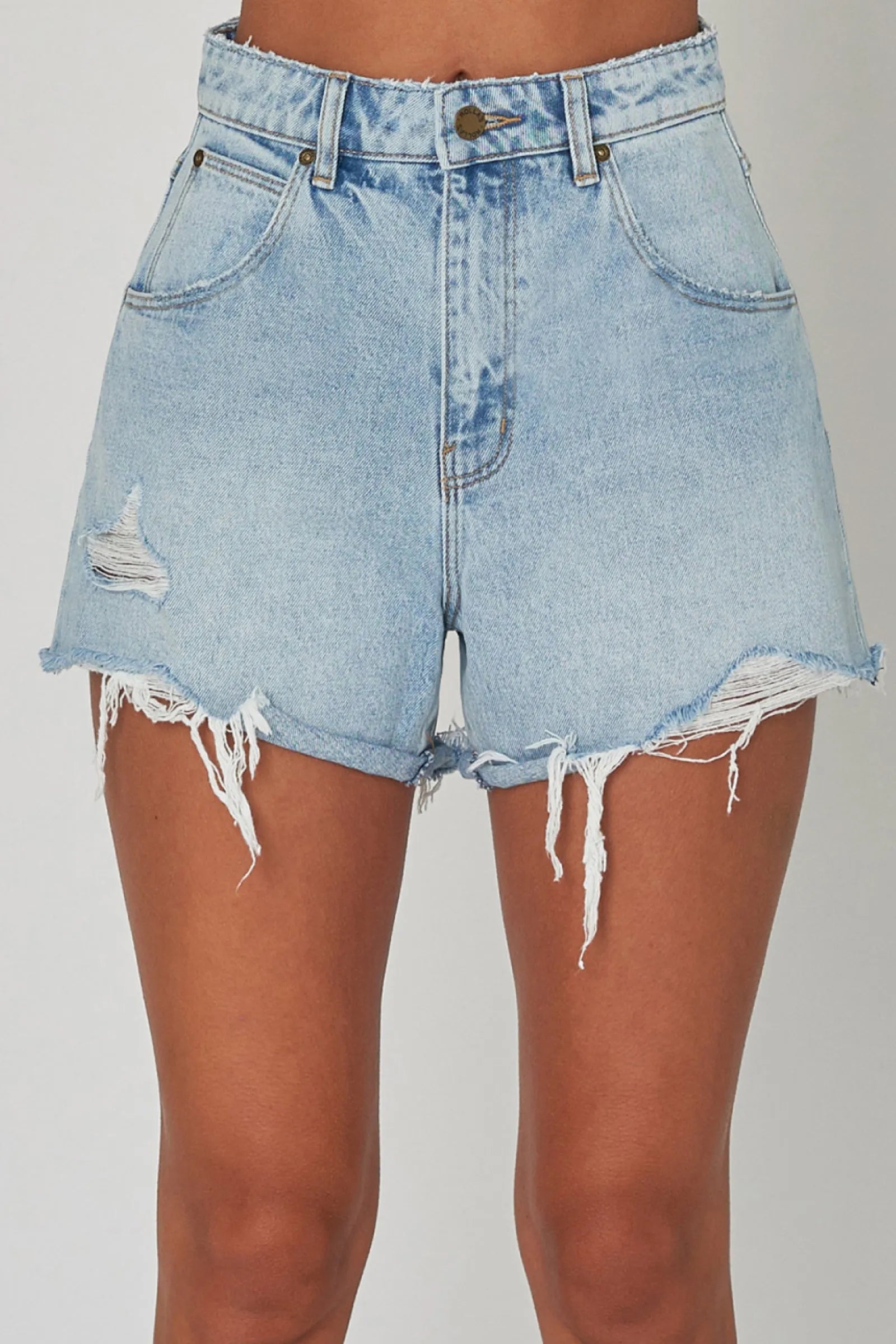 Mirage Jean Shorts Eva Blue