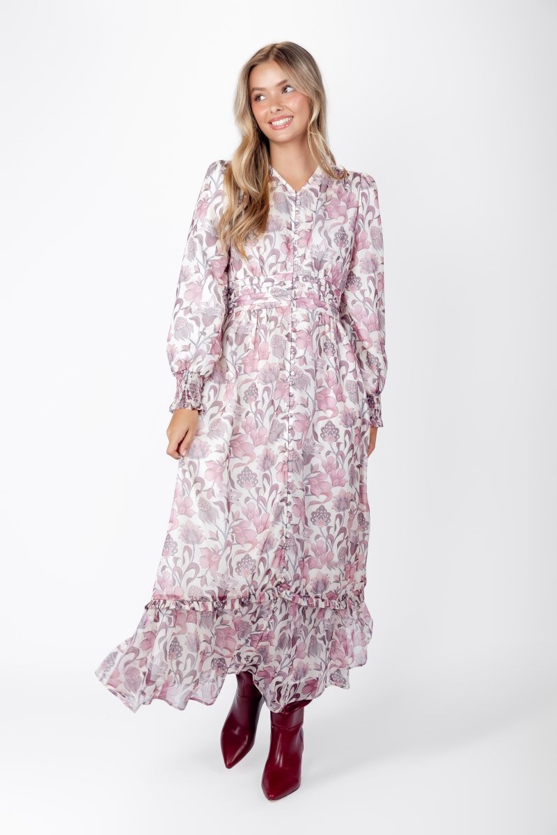 Miren Dress (Light Plum) - Glamourous Grace