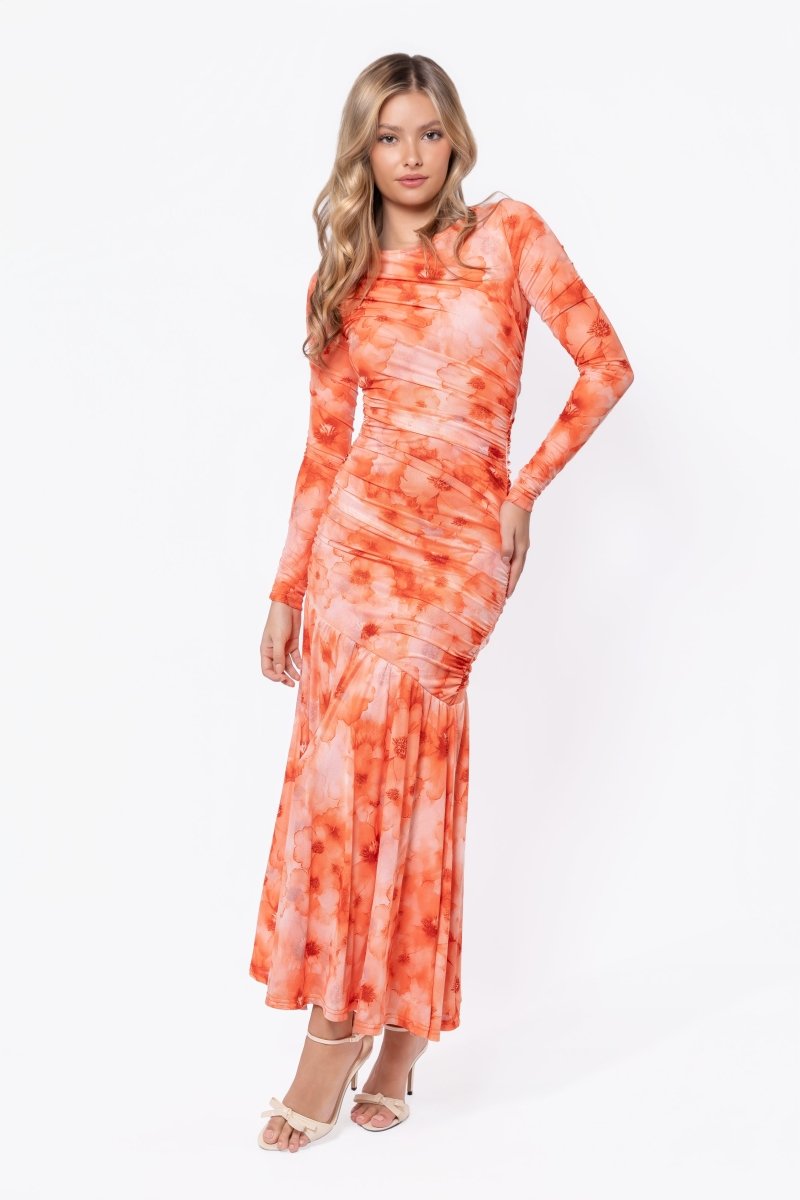 Miri Dress (Rust) - Glamourous Grace