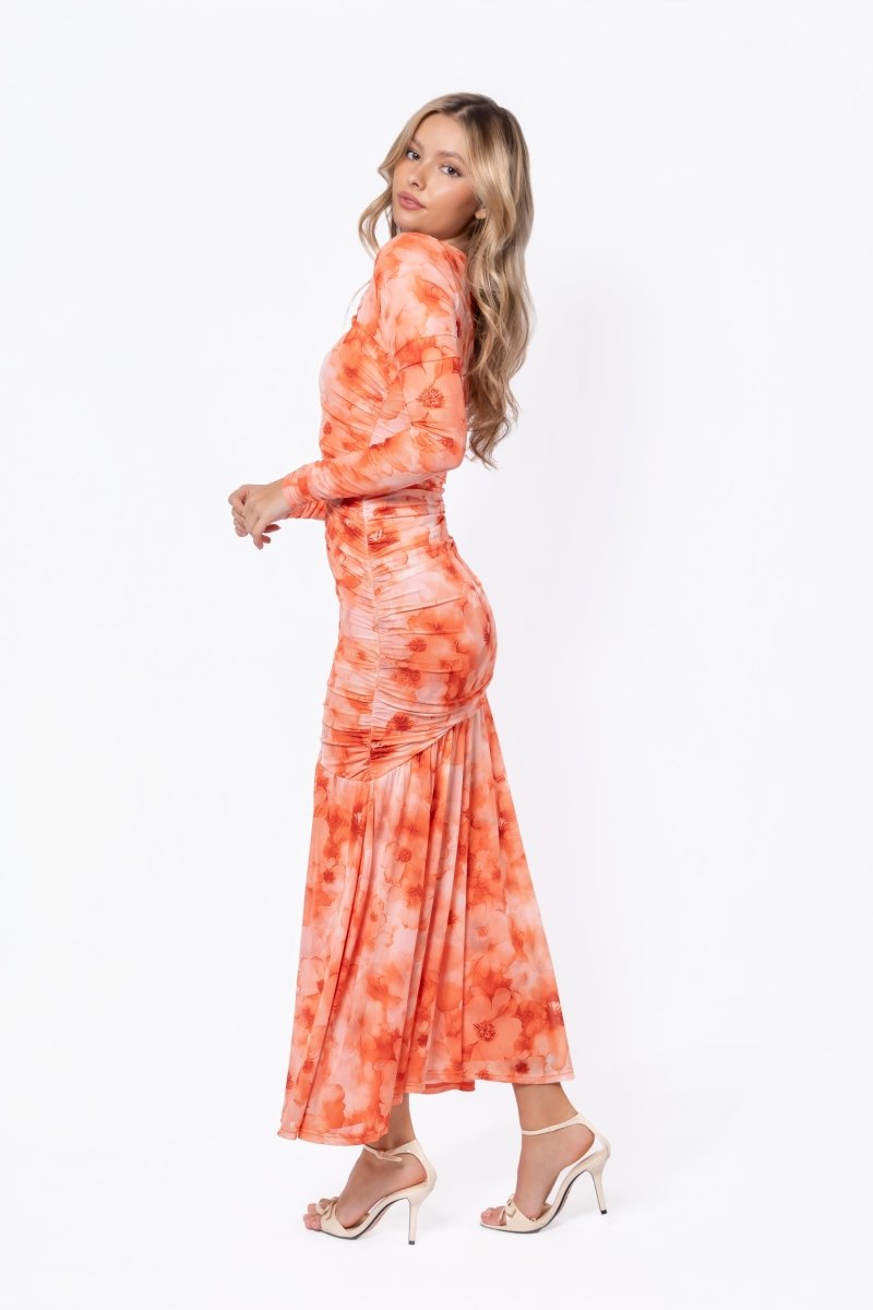 Miri Dress (Rust) - Glamourous Grace