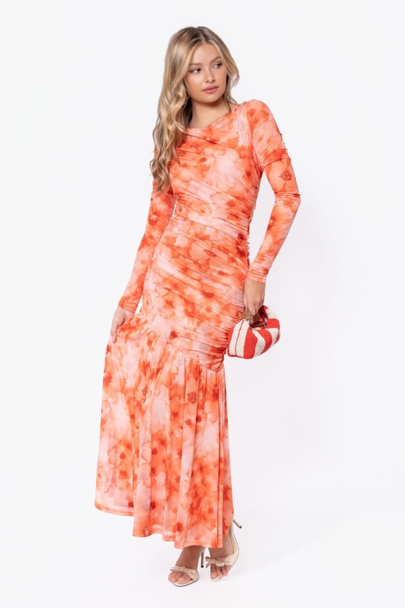 Miri Dress (Rust) - Glamourous Grace