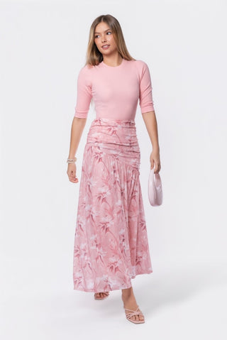 Miri Skirt (Pink Pattern)