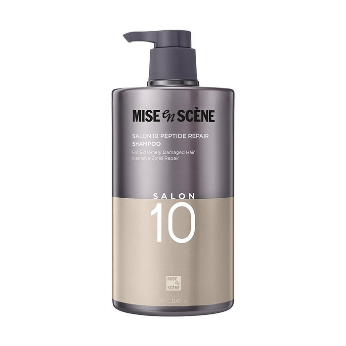 [mise en scene] Salon 10 Peptide Repair Shampoo 990ml - Glamourous Grace