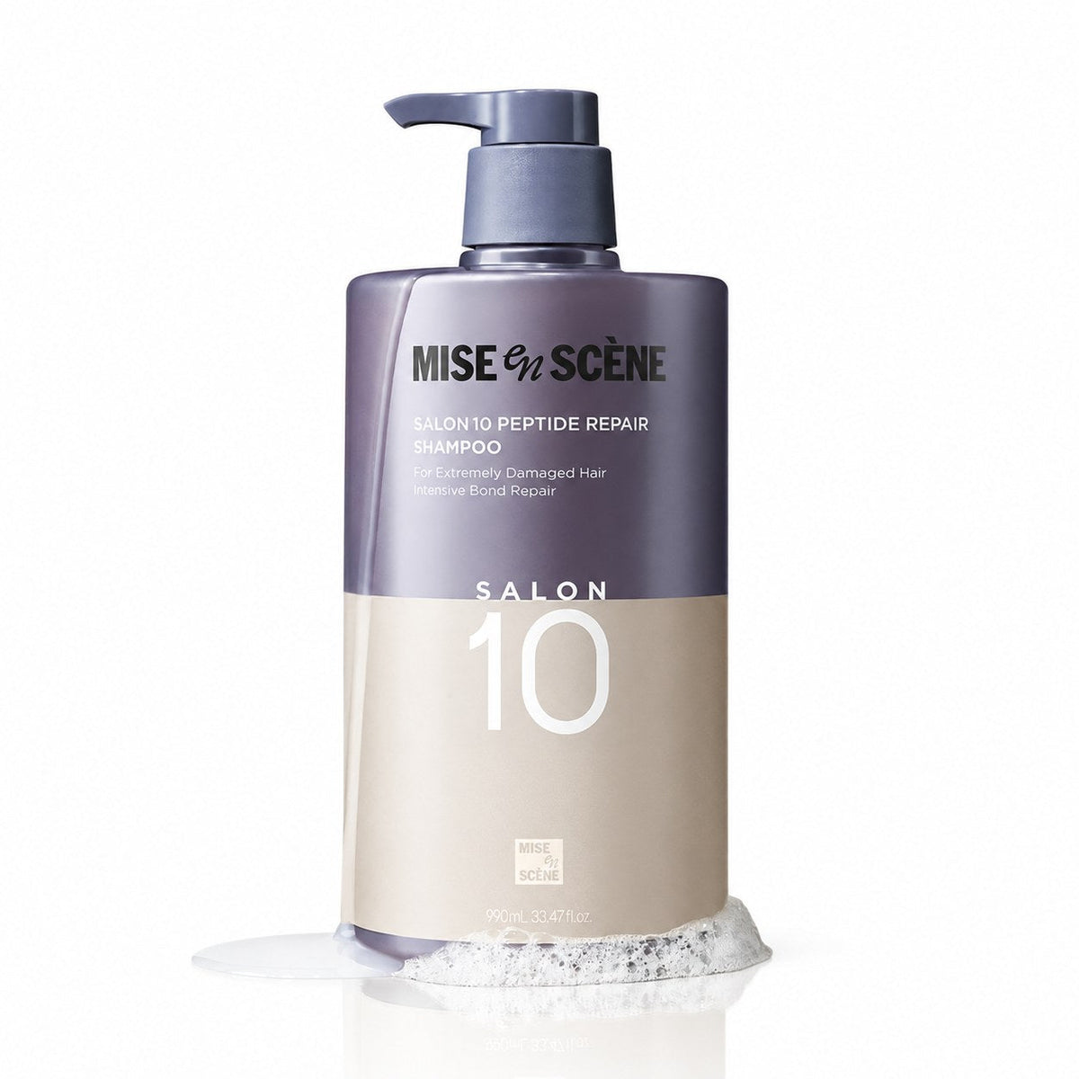 [mise en scene] Salon 10 Peptide Repair Shampoo 990ml - Glamourous Grace