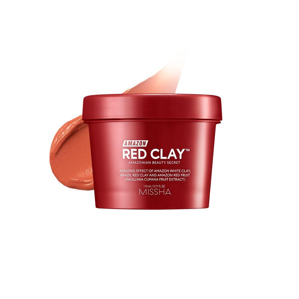 MISSHA Amazon Red Clay Pore Mask 110ml - Glamourous Grace