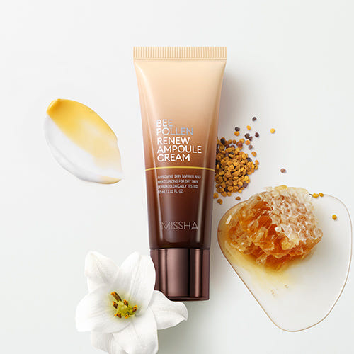 MISSHA Bee Pollen Renew Ampoule Cream 60ml - Glamourous Grace