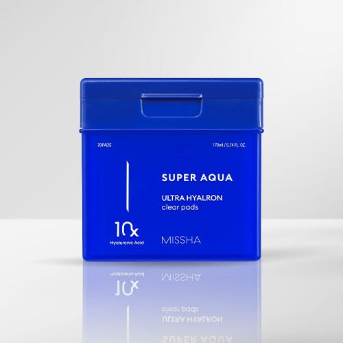 MISSHA Super Aqua Ultra Hyalron Clear Pads 170ml/70pads - Glamourous Grace